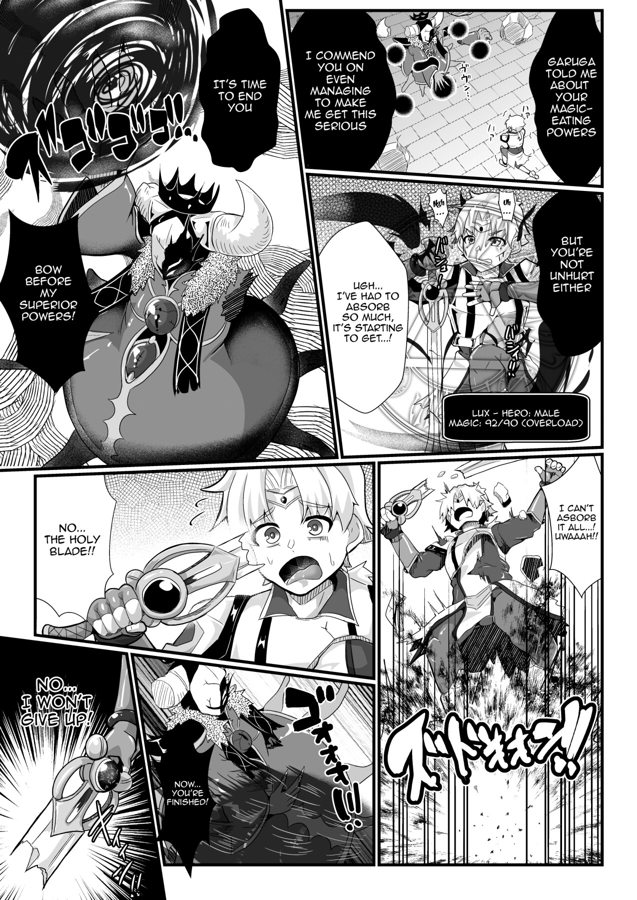 Hentai Manga Comic-TS Hero Can't Go Back-Read-4